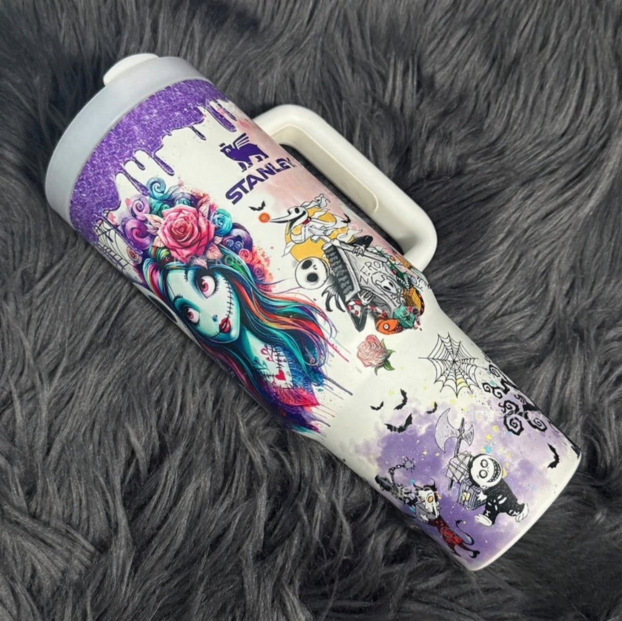 Sally X Jack Skellington Tumbler
