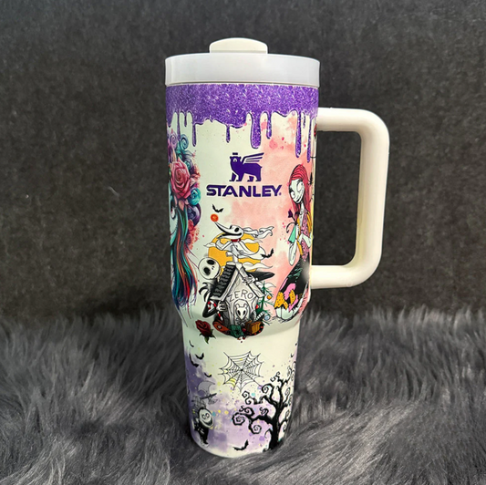 Sally X Jack Skellington Tumbler